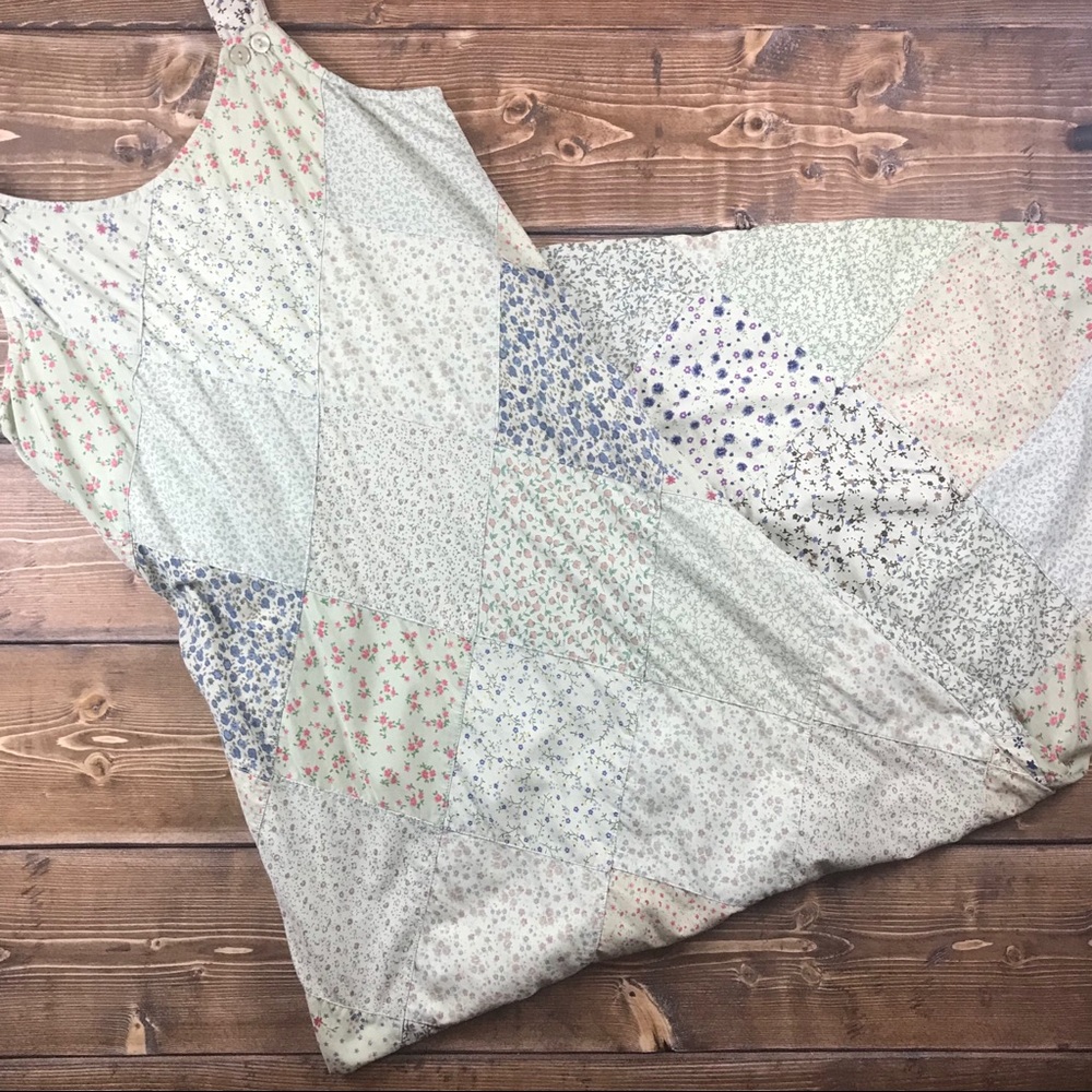 Blue Sky Cotton Patchwork Maxi